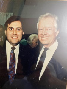 Steve Pigeon with Jimmy Carter