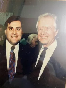 Steve Pigeon with Jimmy Carter