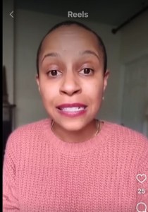Screenshot from Michele Hatchette's Instagram video.