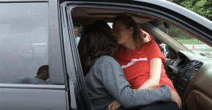 Keith not only went after Barbara, shown here being kissed by the wondrous man in a car, he went after several others of his previous girlfriendsc - seeking to have them bankrupted, arrested, raped, even murdered.  He was an ethicist, and he explained to the community that the women he sought to destroy, like Toni Natalie, Barbara Bouchey, Kristin Keefe and others, had to be punished for they were actively committing croime