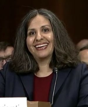 US District Court Judge Diane Gujarati was told she was OK.