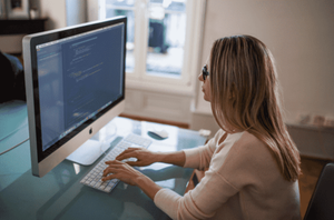 Nicole's forced labor involved mainly computer work, on her time, and in her own home.