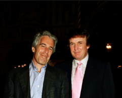 Jeffrey Epstein with Donald Trump
