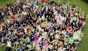 Raniere's followers at vanguard Week