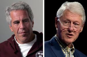 Jeffrey Epstein [l] & Bill Clinton [r]