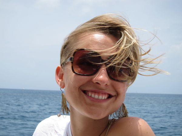Allison Mack at Necker Island