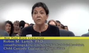 Robin Lynch PhD, a noted expert on child psychology.