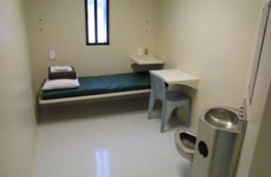 Typical prison cell - but a little nicer than the ones at MDC.
