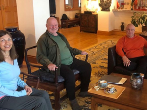 Patty Slopes, Tom Fabrizio and Swami Chetanananda