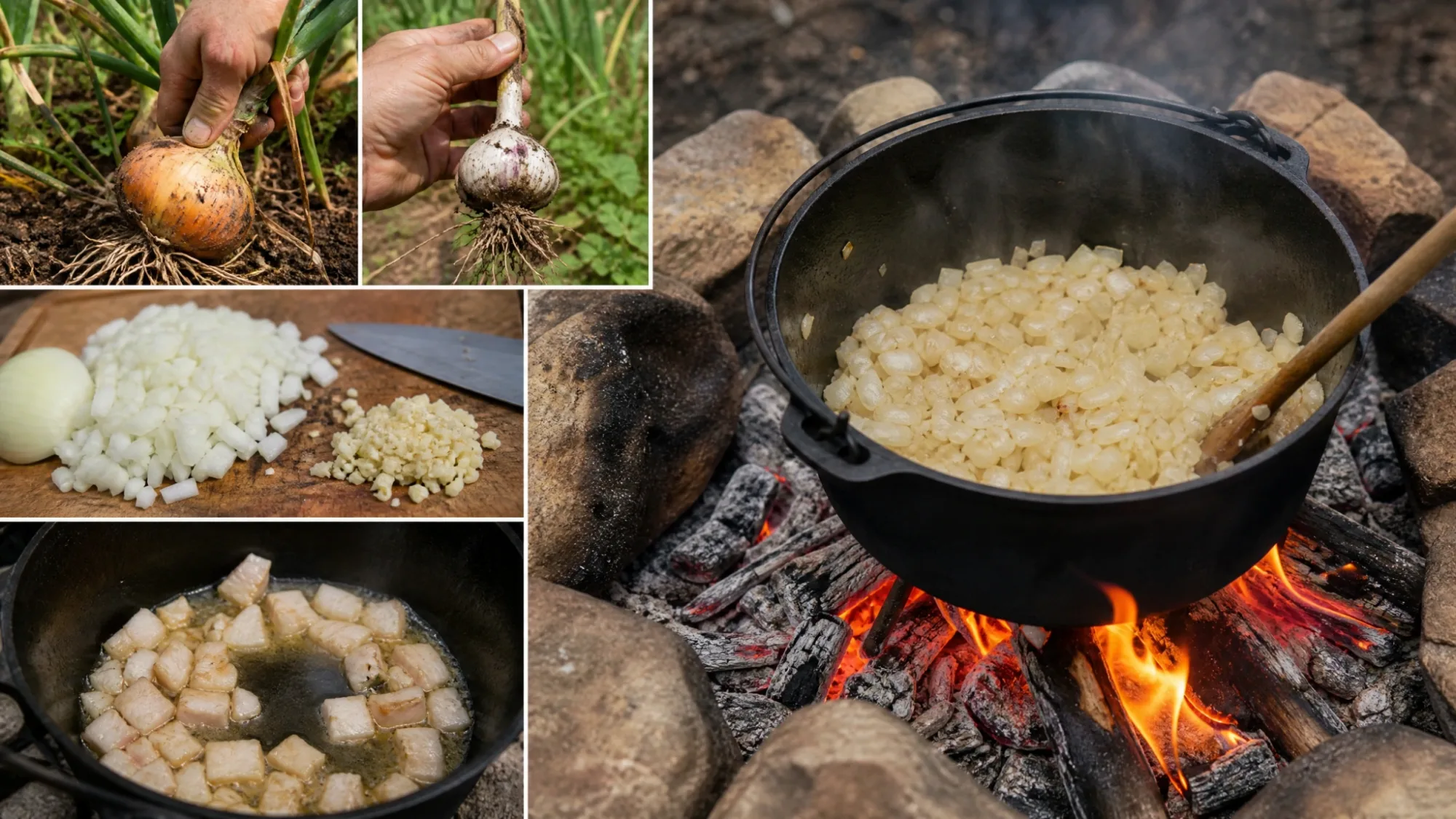 onion garlic