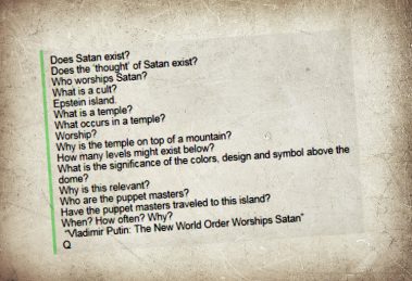 More Than Just Pedophilia? Insights Into Epstein's Island Temple and